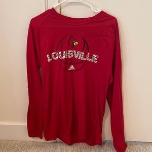 Adidas University of Louisville Red long Sleeve